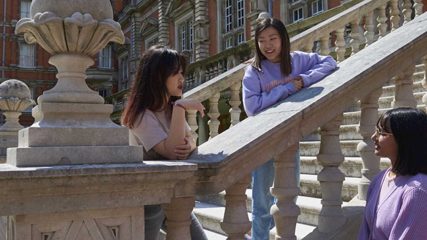 Founders steps in quad
