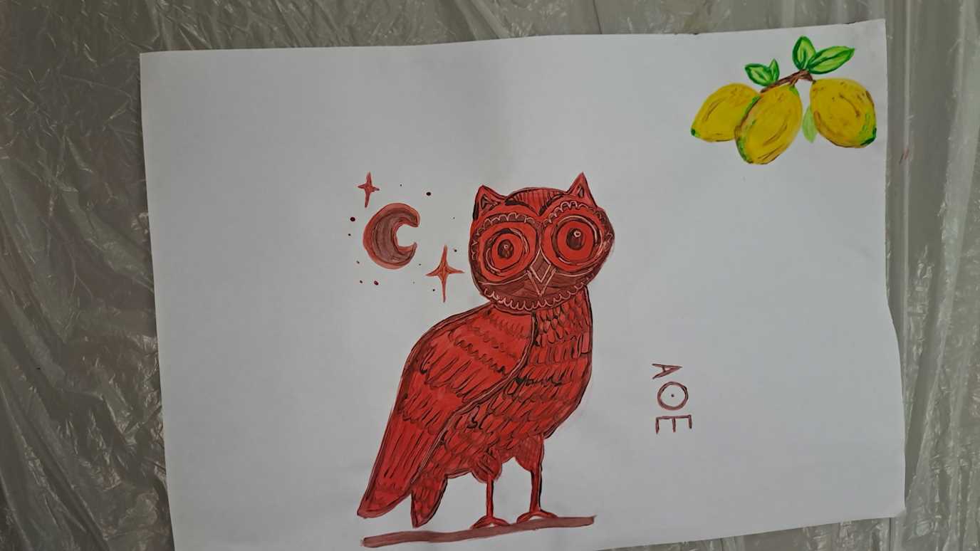The Classics Society painting session 